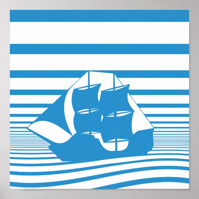 Sailing ship poster (Front)
