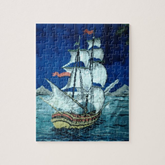 Sailing Ship Puzzle (Vertical)
