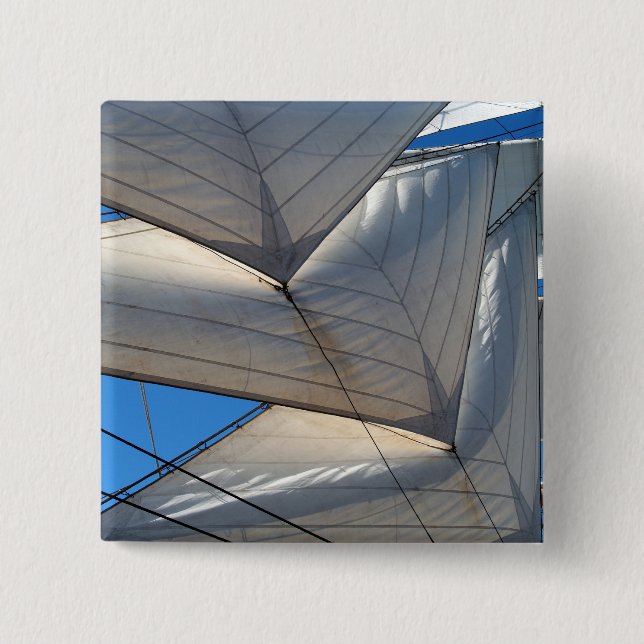 Sailing Ship Sails Button (Front)