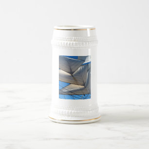 Sailing Ship Sails on a Stein