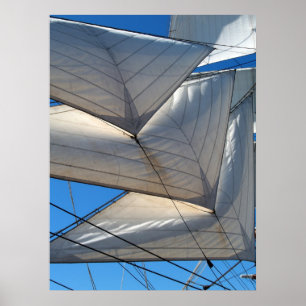 Sailing Ship Sails Poster
