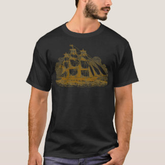 Sailing Ship, Sepia Version T-Shirt