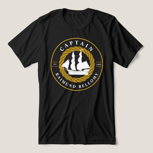 Sailing Ship Tri-Blend Shirt (Design Front)