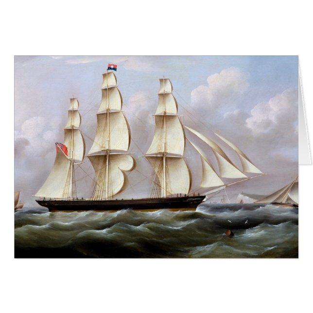 Sailing Ship Woolloomooloo 1850 (Front Horizontal)