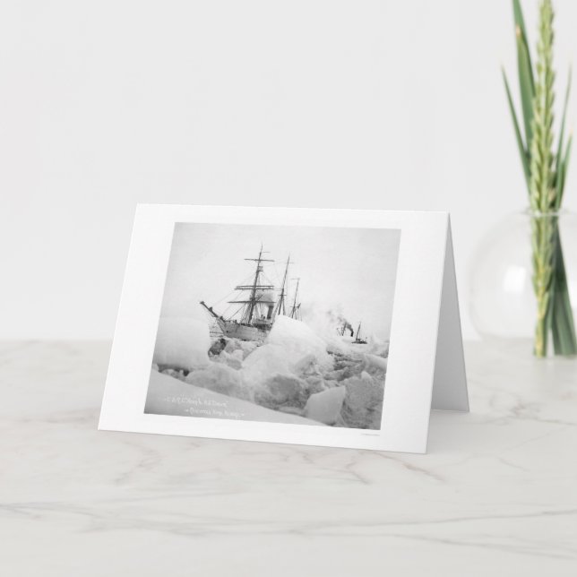 Sailing Ships Nome, Alaska 1904 Card (Front)