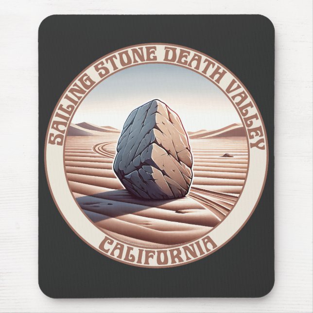 Sailing Stone Death Valley California Mouse Pad (Front)