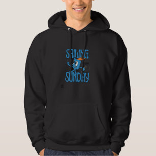 Sailing Sunday Boat Nautical Anchor Ocean Adventur Hoodie