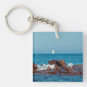 Sailing the Atlantic Keychain
