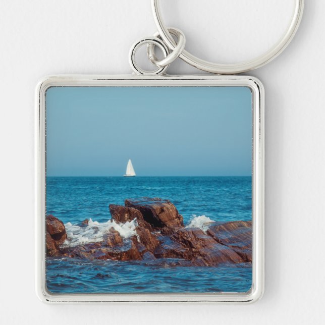 Sailing the Atlantic Keychain (Front)
