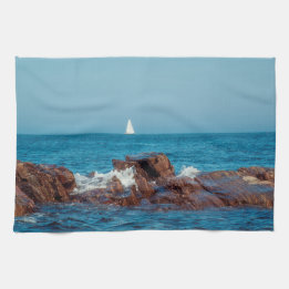 Sailing the Atlantic Kitchen Towel