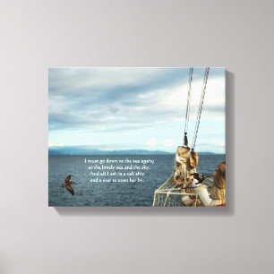 Sailing the Coast Sea Fever Print