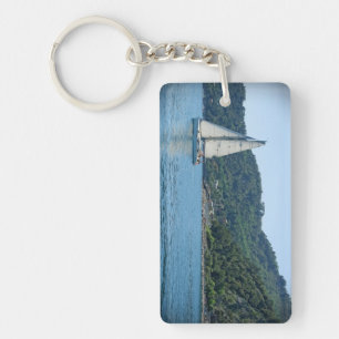 Sailing the Italian Riviera Keychain