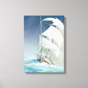 Sailing the Sea 2 Canvas Print