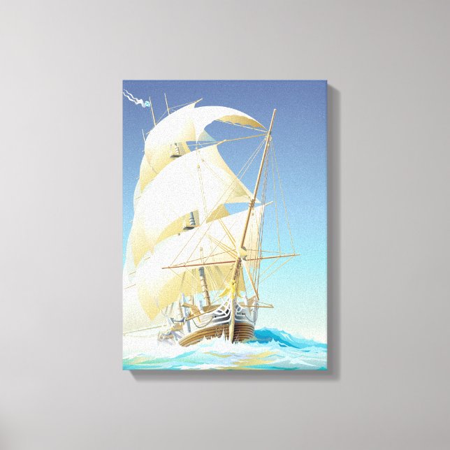 Sailing the Sea Canvas Print (Front)
