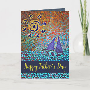 Sailing the Sea Father's Day Card