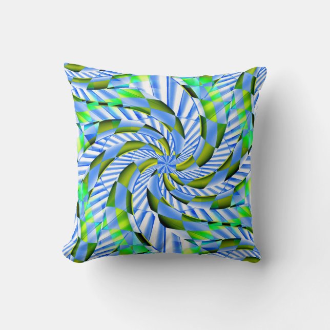 Sailing the Seas".... Throw Pillow (Front)
