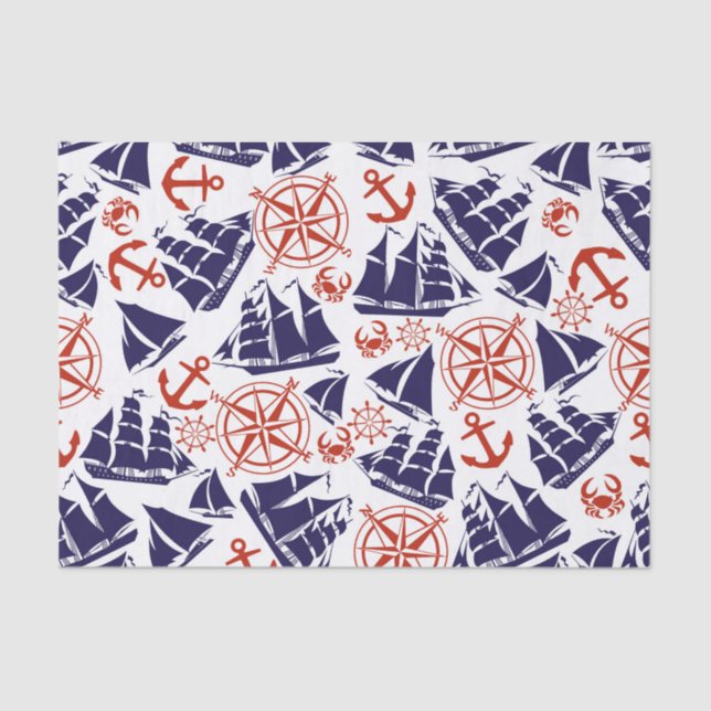 Sailing the Seas Tissue Paper (Front)