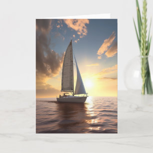 Sailing the Transcendent Seas Sympathy Card