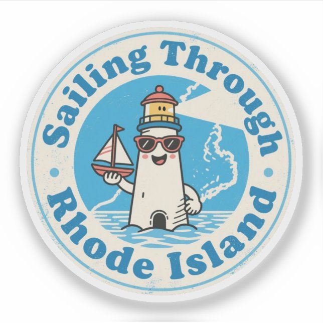Sailing Through Rhode Island_ Coastal Lighthouse  (Front)