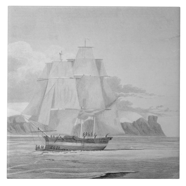 Sailing through young ice, September 1824, from 'J Tile (Front)