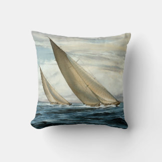 Sailing Throw Pillow