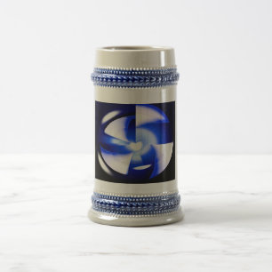 SAILING TOWARDS THE LIGHT BEER STEIN