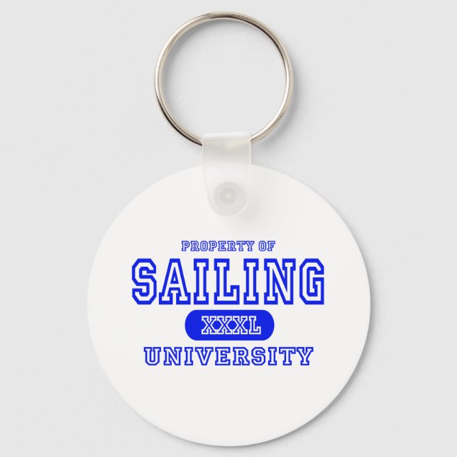 Sailing University Keychain (Front)