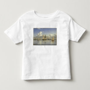 Sailing Vessels off Kronborg Castle, Sweden, 1880 Toddler T-shirt