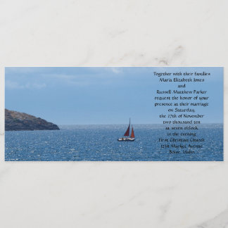 Sailing Wedding Invitation