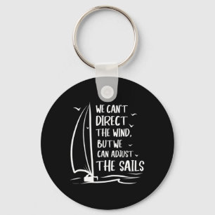 Sailing Wind Adjust The Sail's Boating - Sailboat Keychain