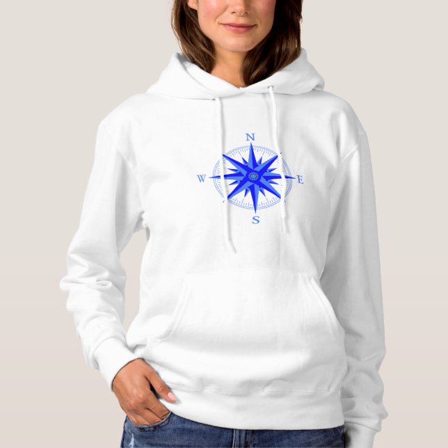 Sailing - Wind Rose Compass Nautical Shirt (Front)