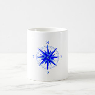 Sailing - Wind Rose Compass Nautical Shirt Coffee Mug