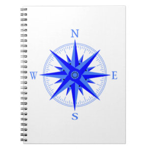 Sailing - Wind Rose Compass Nautical Shirt Notebook