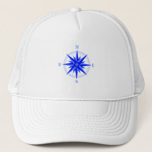 Sailing - Wind Rose Compass Nautical Shirt Trucker Hat