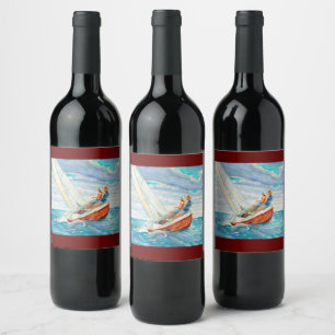 Sailing Wine Label