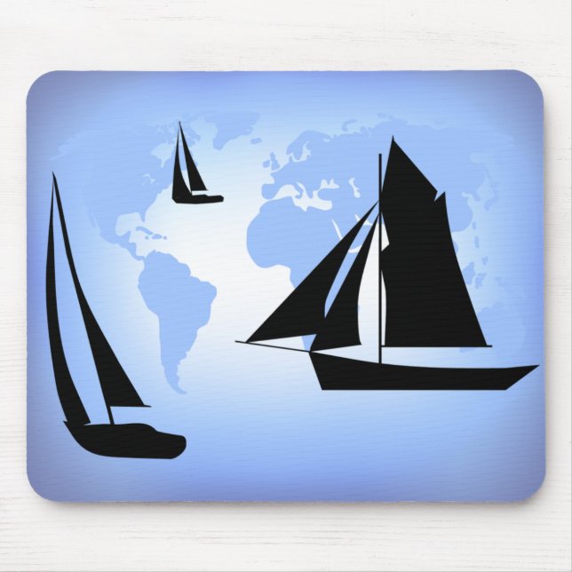 Sailing World Mousepad (Front)