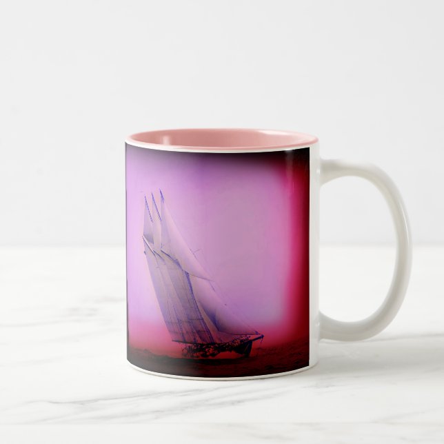 Sailing Yacht Ceramic Mug (Right)