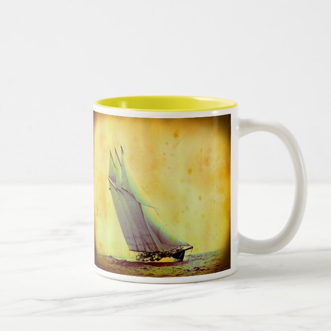 Sailing Yacht Ceramic Mug (Right)
