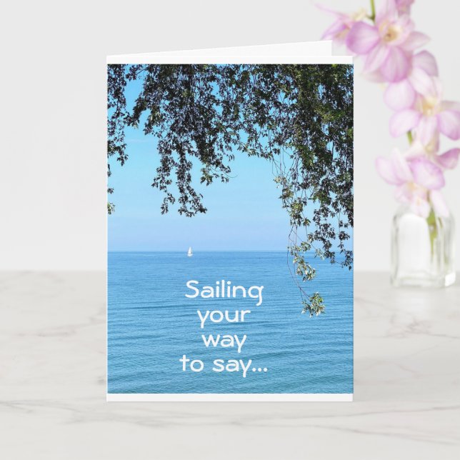 **SAILING** YOUR WAY TO SAY HAPPY BIRTHDAY TO YOU CARD (Orchid)