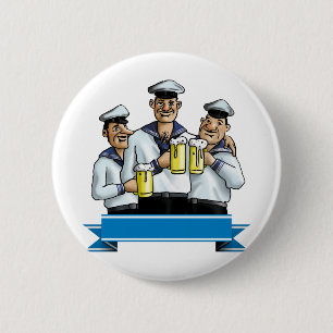 Sailor 2 Inch Round Button