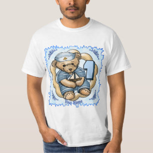 Sailor Bear 1 Year old birthday  t-shirts