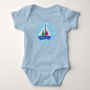 Sailor birds Baby Bodysuit