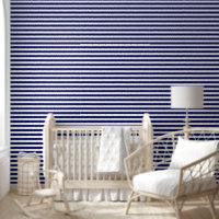 Sailor Blue & White Stripes (small scale)