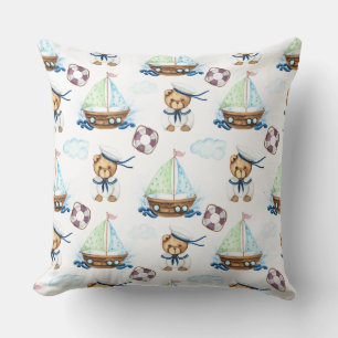 Sailor Boy Throw Pillow