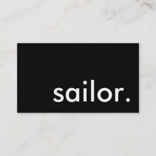 sailor. business card