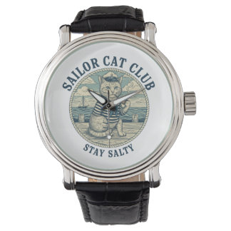 Sailor Cat Club Watch