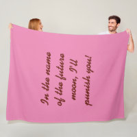 Sailor chibi moon giant fleece blanket