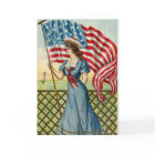 sailor girl - vintage nautical patriotic art