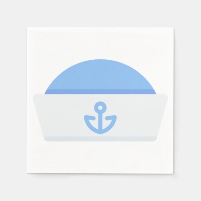 sailor hat napkin (Front)