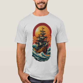 Sailor Jerry & Ed Hardy Inspired Tattoo Design T-Shirt